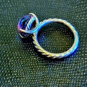 David Yurman Color Classics Amethyst Ring Sterling Silver - size 8
